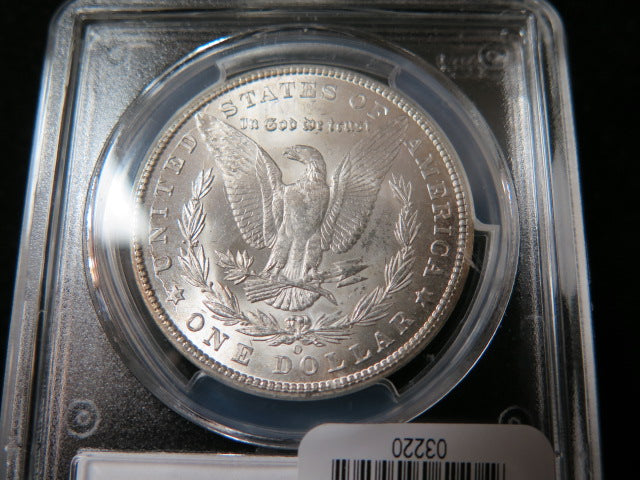 1902-0 Morgan Silver Dollar, PCGS Graded MS 64 UNC.  Store