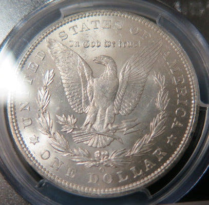 1904-O Morgan Silver Dollar, PCGS MS63, Uncirculated Coin.  Store #DR0624.
