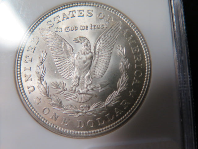 1921 Morgan Silver Dollar, NGC Graded MS 64 UNC.  Store #03237