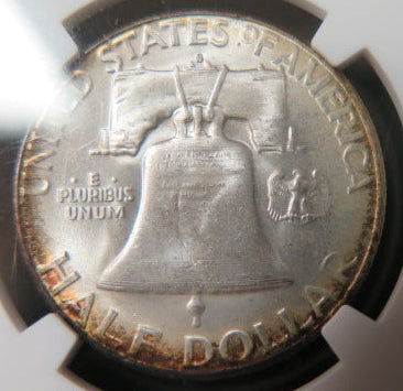 1952-S Franklin Half Dollar, NGC Graded MS 65 Un-Circulated.  Store #03262
