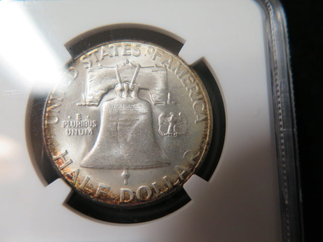 1952-S Franklin Half Dollar, NGC Graded MS 65 Un-Circulated.  Store