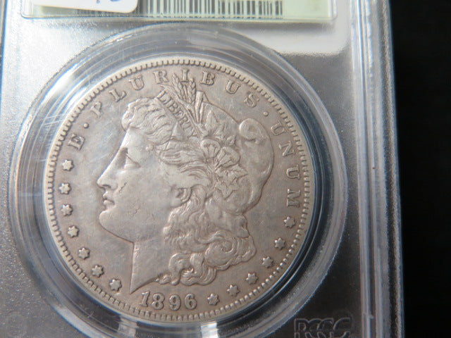 1896-S Morgan Silver Dollar, PCGS Graded VF 35 Circulated Coin. Store