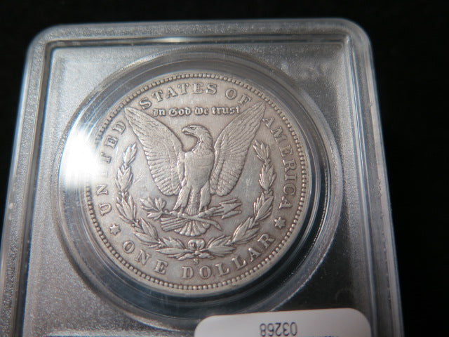 1896-S Morgan Silver Dollar, PCGS Graded VF 35 Circulated Coin. Store