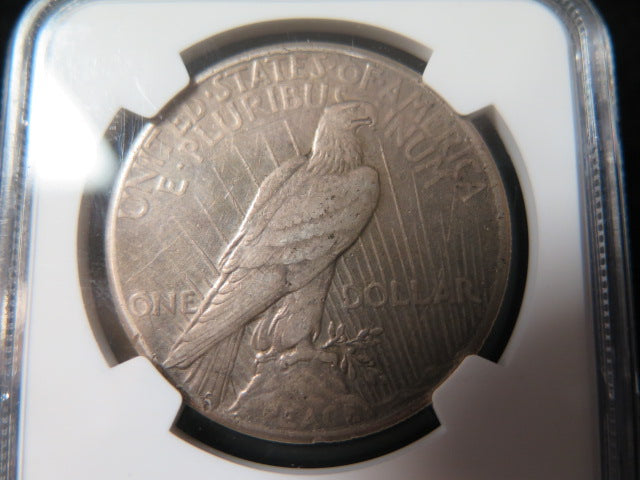 1928 Peace Silver Dollar, NGC Graded XF 45 Circulated Coin. Store #03299