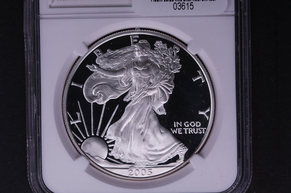 2005-W Silver Eagle $1. NGC Graded PF-69 Ultra Cameo. Store #03615