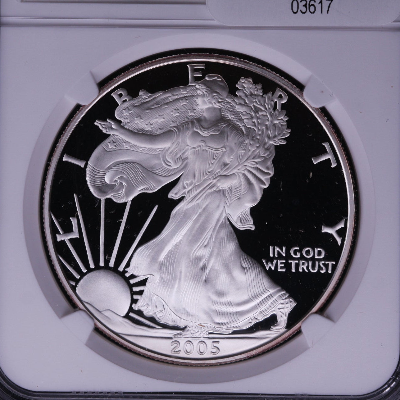 2005-W Silver Eagle $1. NGC Graded PF-69 Ultra Cameo. Store #AE0084