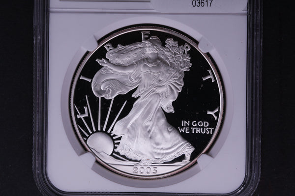 2005-W Silver Eagle $1. NGC Graded PF-69 Ultra Cameo. Store #03617