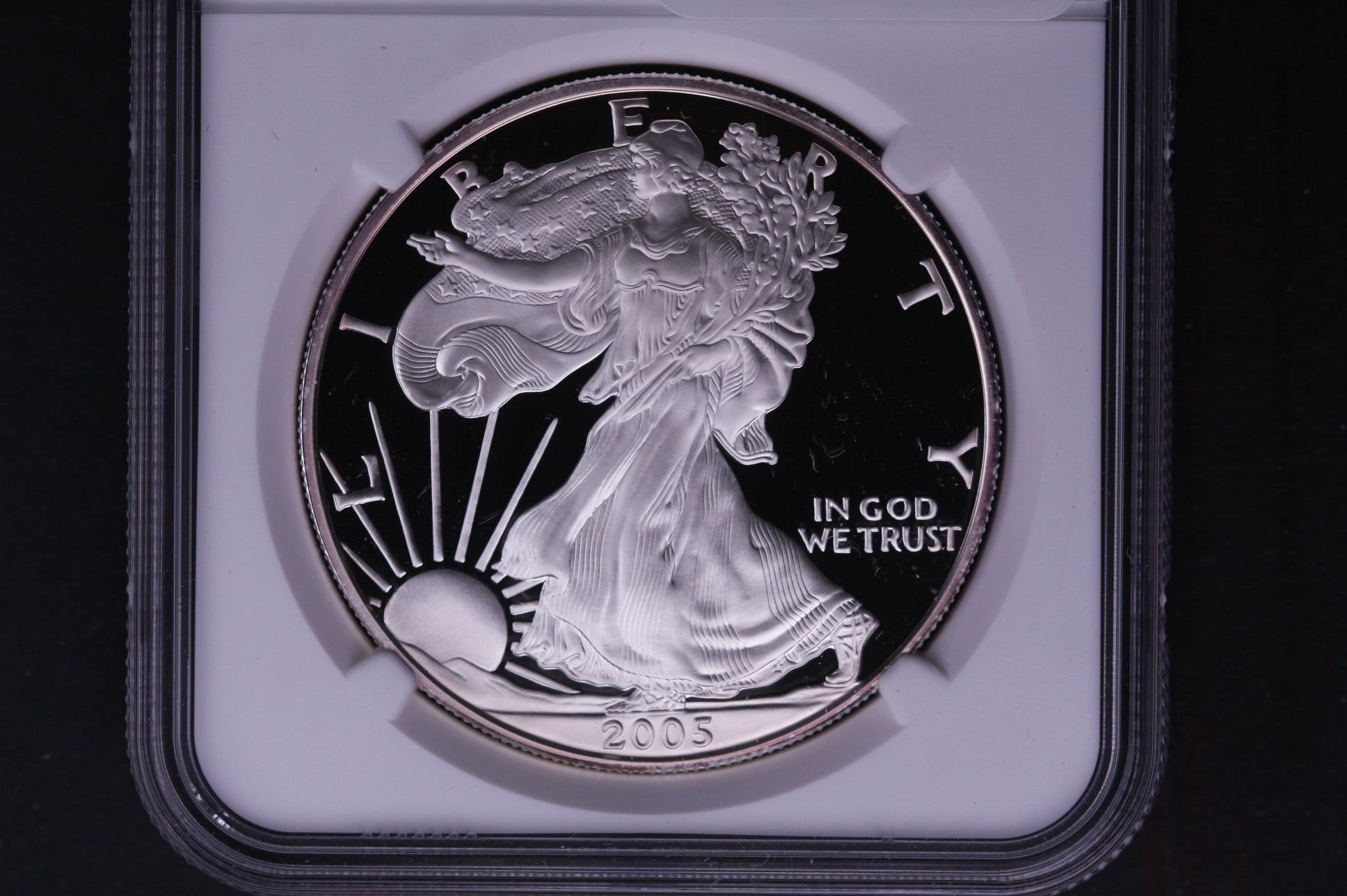 2005-W Silver Eagle $1. NGC Graded PF-70 Ultra Cameo. Store #AE0080