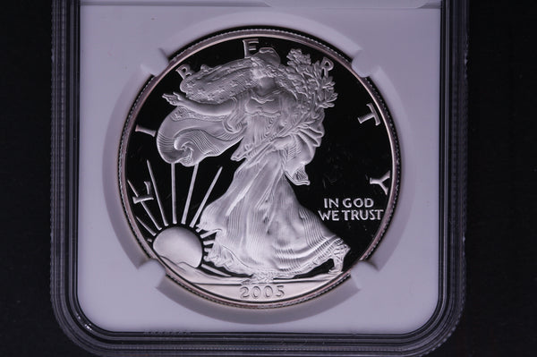 2005-W Silver Eagle $1. NGC Graded PF-70 Ultra Cameo. Store #03622