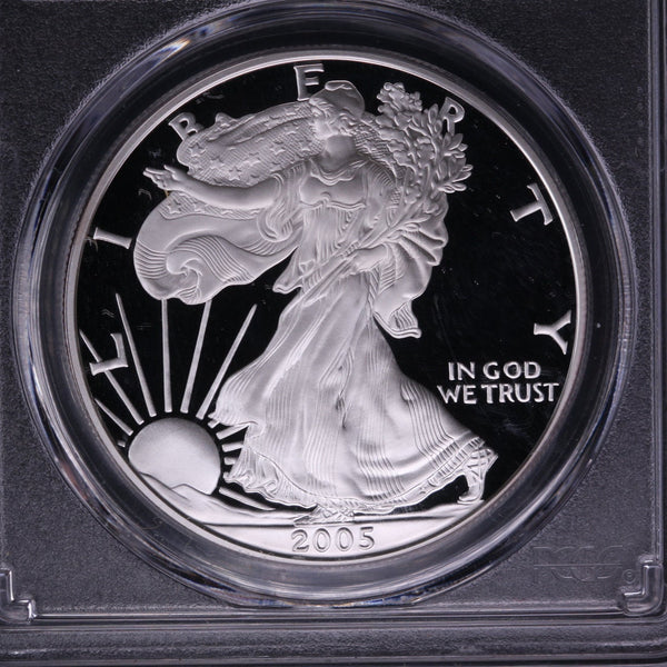 2005-W Silver Eagle $1. PCGS Graded PR-69 DCAM. Store #03624
