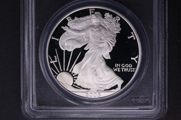 2005-W Silver Eagle $1. PCGS Graded PR-70 DCAM. Store #03625