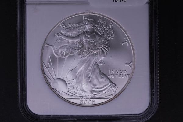 2006 Silver Eagle $1. NGC Graded MS-69 Un-Circulated Coin. Store #03626