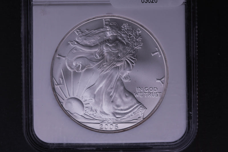 2006 Silver Eagle $1. NGC Graded MS-69 Un-Circulated Coin. Store