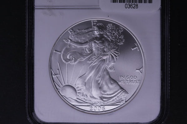 2006 Silver Eagle $1. NGC Graded MS-69 Un-Circulated Coin. Store #03628