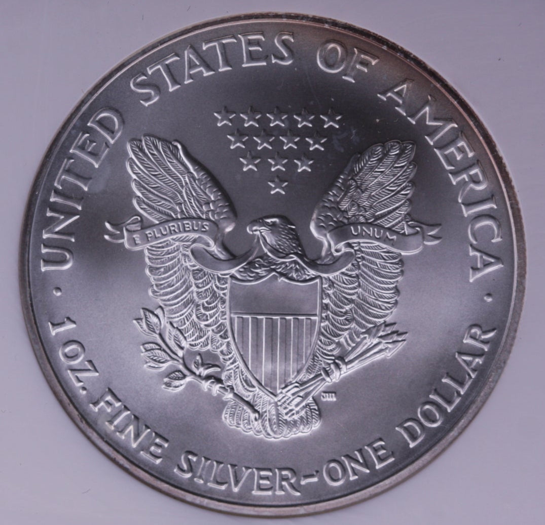 2006 Silver Eagle $1. NGC Graded MS-69 Uncirculated Coin. Store #AE0089