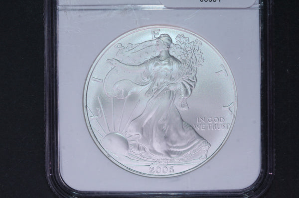2006 Silver Eagle $1. NGC Graded MS-69 Un-Circulated Coin. Store #03631