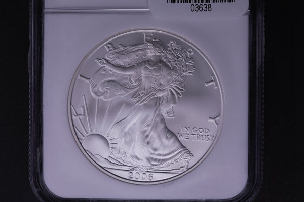 2006-W Silver Eagle $1. NGC Graded MS-69 Early Releases. Store #03638