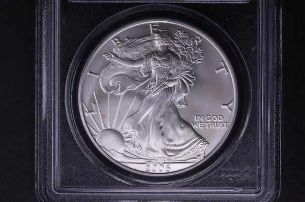 2006-W Silver Eagle $1. PCGS Graded MS-69 Un-Circulated Coin. Store #03640