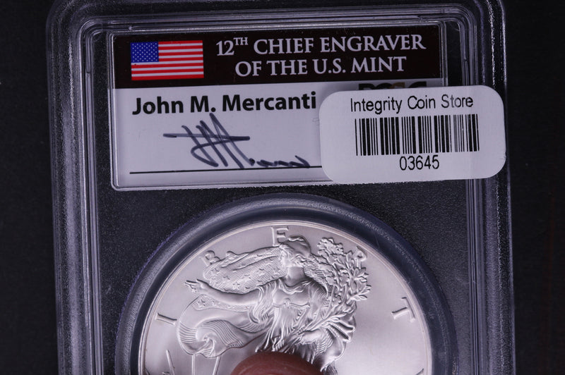 2006-W Silver Eagle $1. PCGS Graded MS-69 Un-Circulated Coin.  Store
