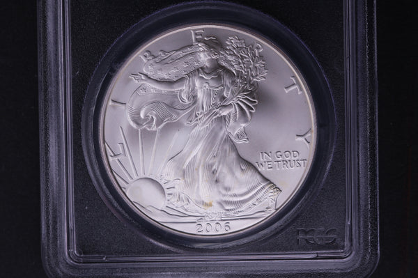 2006-W Silver Eagle $1. PCGS Graded MS-69 Un-Circulated Coin.  Store #03646