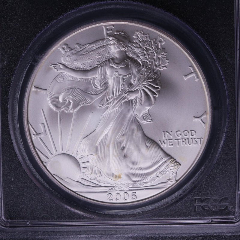 2006-W Silver Eagle $1. PCGS Graded MS-69 Un-Circulated Coin.  Store