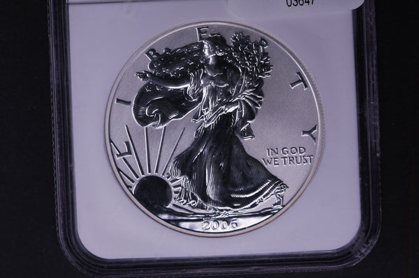 2006-P Silver Eagle $1. NGC Graded PF-69 20th Anniversary REVERSE.  Store #03647