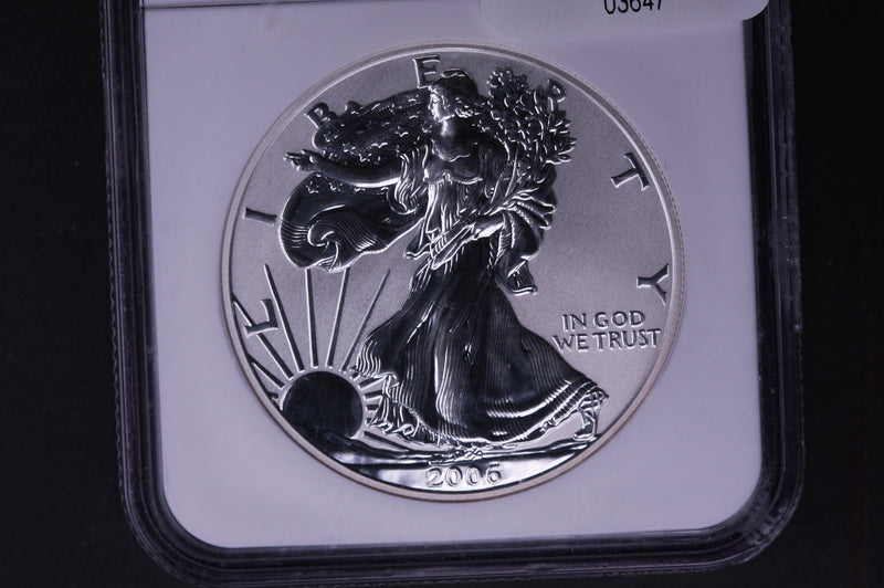 2006-P Silver Eagle $1. NGC Graded PF-69 20th Anniversary REVERSE.  Store