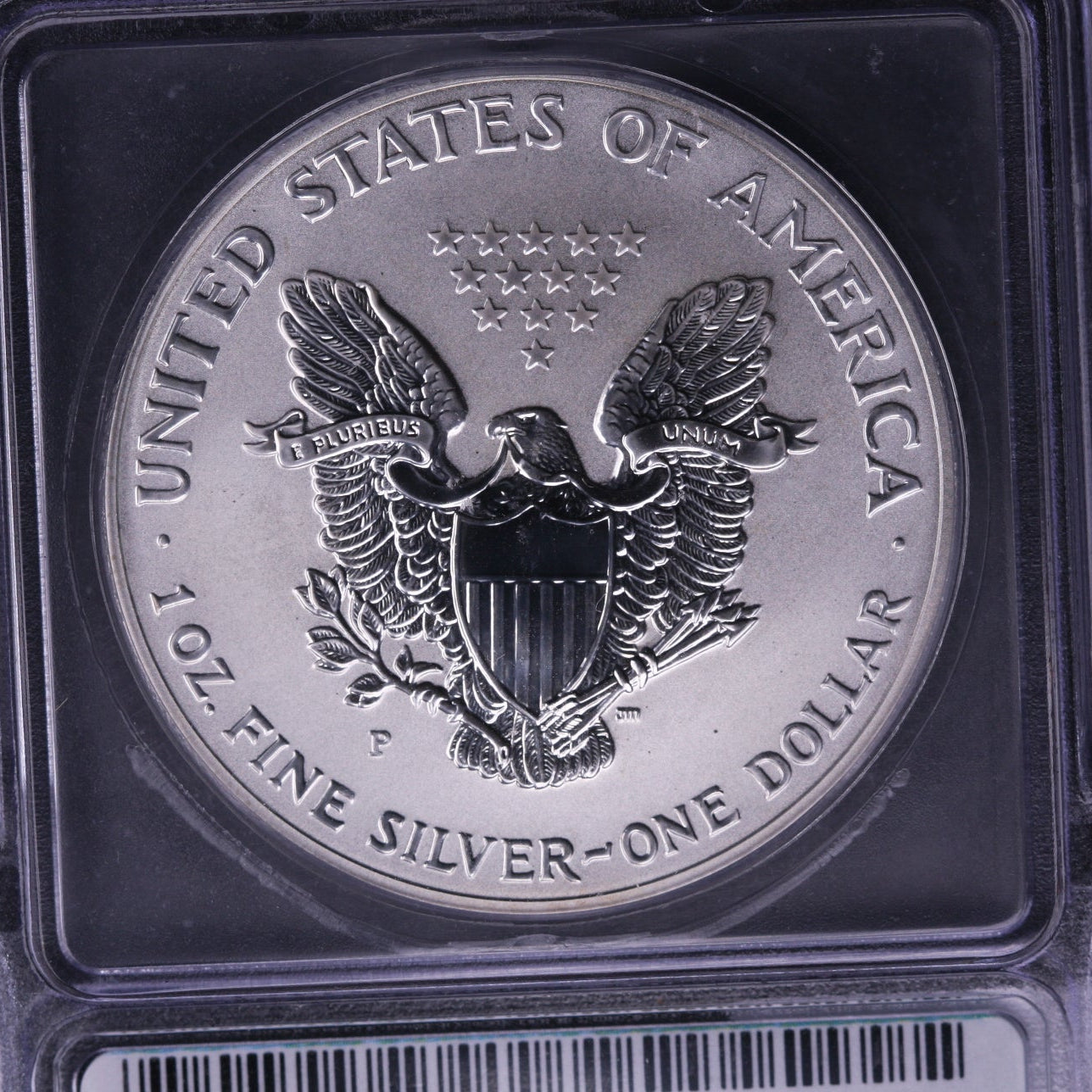 2006-P Silver Eagle $1. ICG Graded RP-70 20th ANNIV., REVERSE.  Store #AE0088