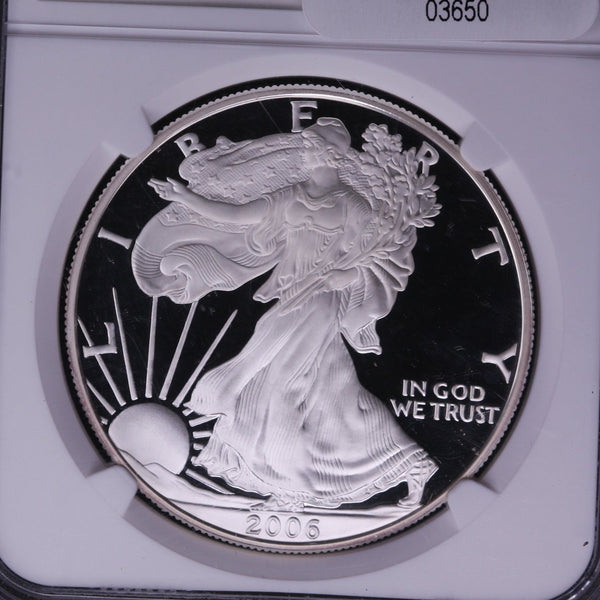 2006-W Silver Eagle $1. NGC Graded PF-69 Ultra Cameo.  Store #03650