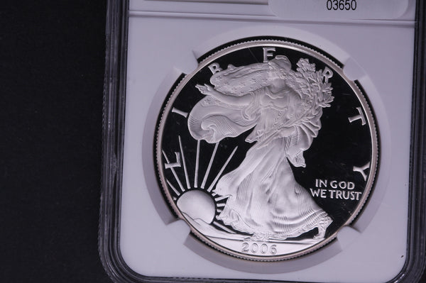 2006-W Silver Eagle $1. NGC Graded PF-69 Ultra Cameo.  Store #03650