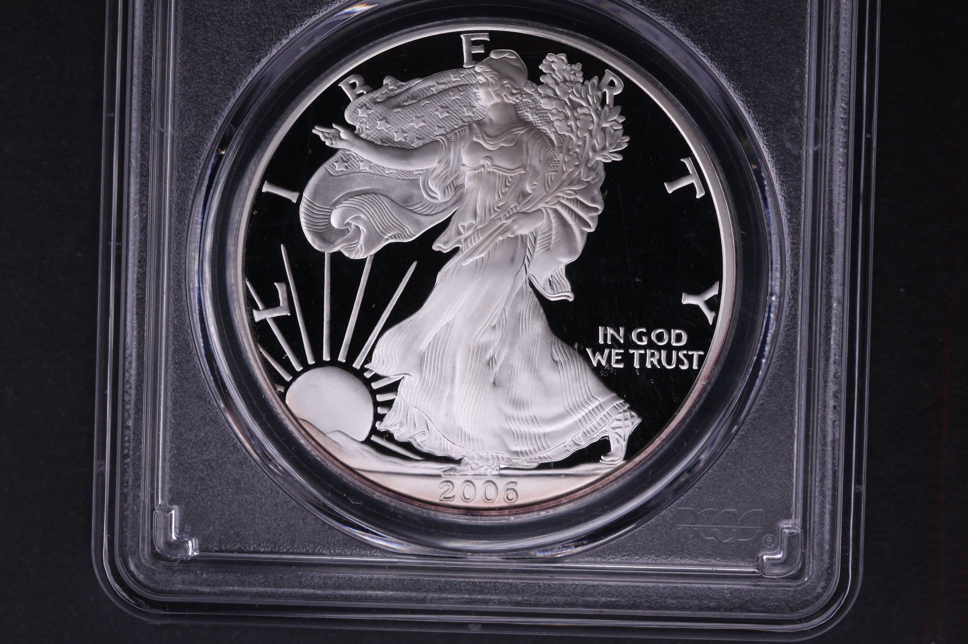 2006-W Silver Eagle $1. PCGS Graded PR-70 DCAM.  Store #AE0095