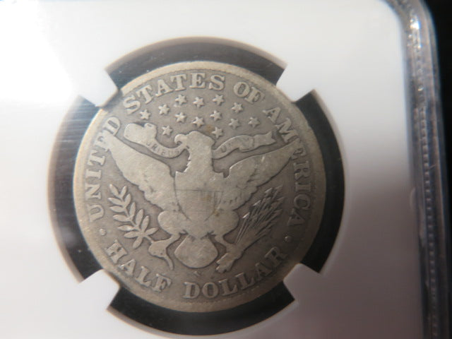 1904-S Barber Half Dollar.  NGC Graded G 4.  Store # 03338