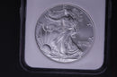 2007 Silver Eagle $1. NGC Graded MS-69 Un-Circulated Coin.  Store