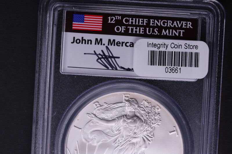 2007-W Silver Eagle $1. PCGS Graded MS-69 Un-Circulated Coin.  Store