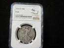 1919-D Walking Liberty Half Dollar.  NGC Graded F 12 Circulated Coin.  Store