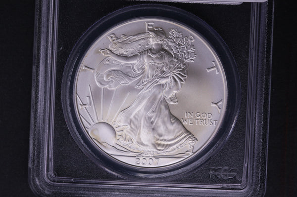 2007-W Silver Eagle $1. PCGS Graded MS-69 Un-Circulated Coin.  Store #03662