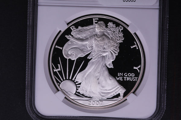 2007-W Silver Eagle $1. NGC Graded PF-69 Ultra Cameo.  Store #03663