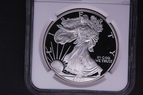2007-W Proof American Silver Eagle. NGC PF-70 Ultra Cameo. Store #AE0101