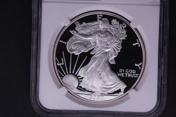 2007-W Silver Eagle $1. NGC Graded PF-70 Ultra Cameo.  Store #03664
