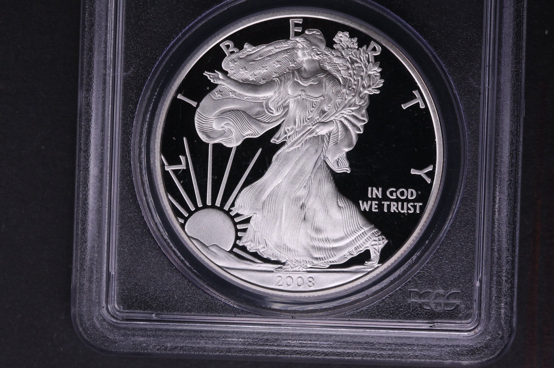 2008-W Silver Eagle $1. PCGS Graded PR-70 DCAM.  Store #AE0108