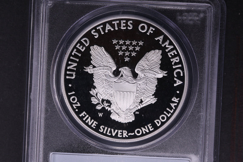 2008-W Silver Eagle $1. PCGS Graded PR-70 DCAM.  Store