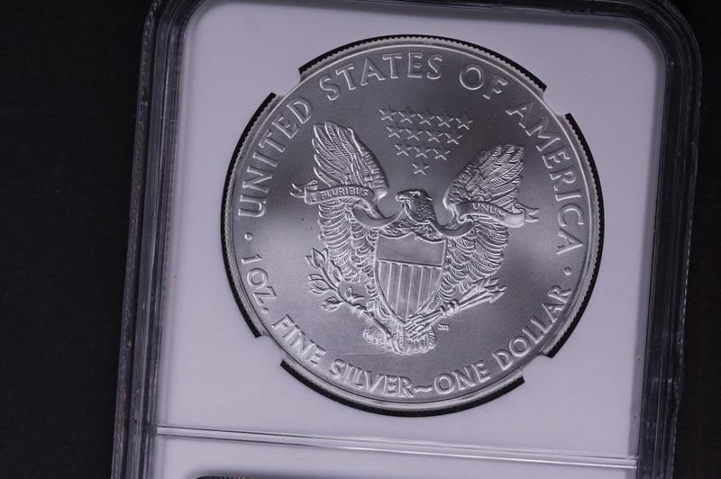 2008 Silver Eagle $1. NGC Graded MS-69 Un-Circulated Coin.  Store
