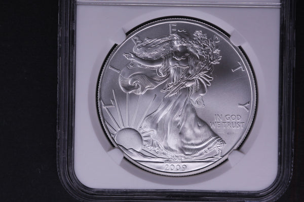 2009 Silver Eagle $1. NGC Graded MS-69 Un-Circulated Coin.  Store #03677
