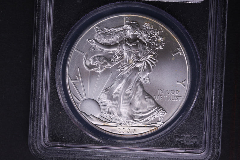 2009 Silver Eagle $1. PCGS Graded MS-69 Un-Circulated Coin.  Store