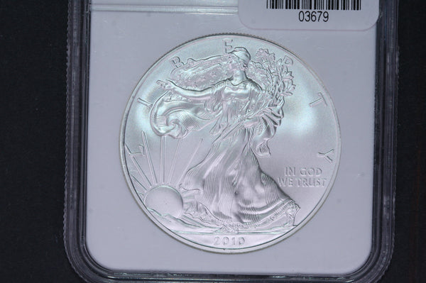 2010 Silver Eagle $1. NGC Graded MS-69 Early Releases.  Store #03679