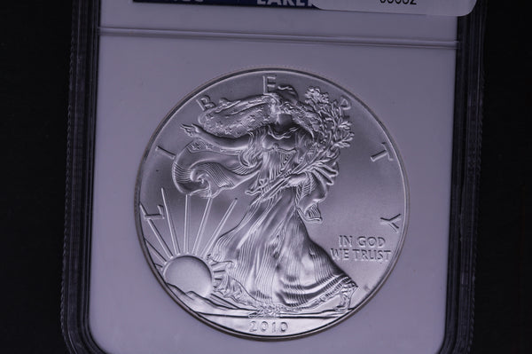 2010 Silver Eagle $1. NGC Graded MS-69 Early Releases.  Store #03682