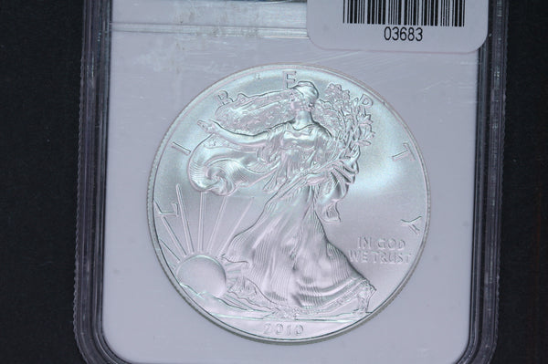 2010 Silver Eagle $1. NGC Graded MS-69 Early Releases.  Store #03683