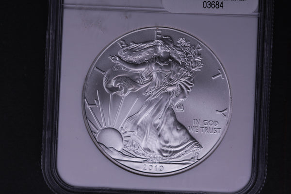 2010 Silver Eagle $1. NGC Graded MS-69 Early Releases.  Store #03684