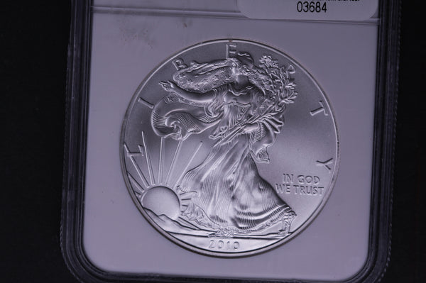 2010 Silver Eagle $1. NGC Graded MS-69 Early Releases.  Store #AE0124