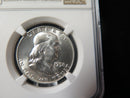 1958-D Franklin Half Dollar. NGC Graded MS 63 Uncirculated Coin. Store